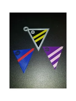 Pokemon Go Battle League Badges (keychain)