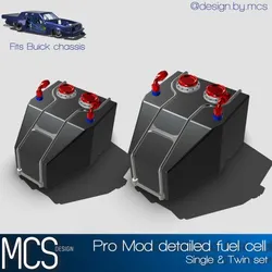 Pro Mod Fuel Cell with fittings N mounts