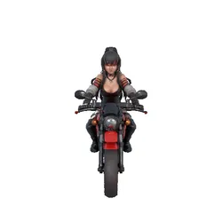 Sexy Girl Motorcycle Anime