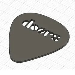 The doors guitar pick