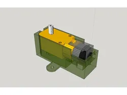 TT yellow motor case/enclosure for horizontal use