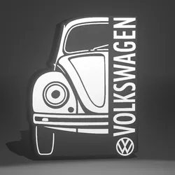 Volkswagen Beetle Classic - Lightbox Lampara LED