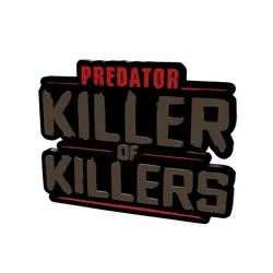 3D MULTICOLOR LOGO/SIGN - Predator: Killer of Killers