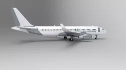 Airbus A320 Low-poly 3D model