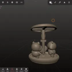 Bear love lamp
