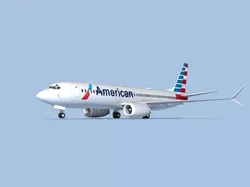Boeing 737-800 Max American Airlines 3D model