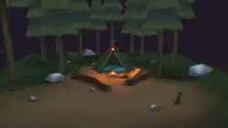 camping buscraft ambience