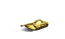 Combat tank free Low-poly 3D model