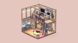 Cozy Isometric Room