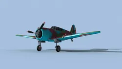 Curtiss H-75C Mohawk V11 France 3D model