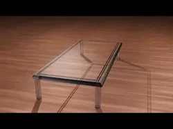 Customizable Glass Table 3D model
