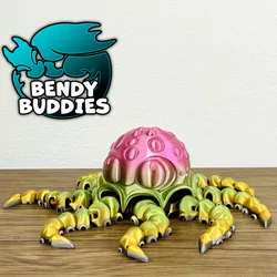 Octopus Splash / Squid Articulated / Print-in-Place Creature / Cute Tentacle Beast / Underwater Animal / Water Monster / Fantasy World