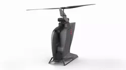 Personal Air Mobility Helicopter 3D model