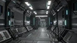 Sci-Fi Modular Corridor & Door Ver.1 - Low Poly