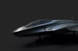 Space Freedom Fighter Low-poly 3D model