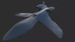 spy military vtol drone Low-poly 3D model