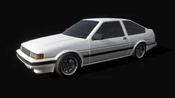 Tiara GT '83 Tuned - Low poly model