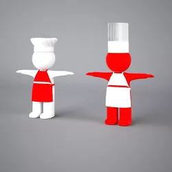 TIM TOM CHARACTERS MAX 2011 3D model
