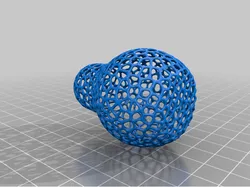 Voronoi Matryoshka ornament