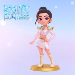 Zoey - K-Pop Demon Hunters (Chibi Edition STL) | 3D Printable K-Pop Idol Figure for FDM