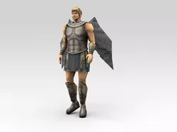 Angel low poly 02 Low-poly 3D model