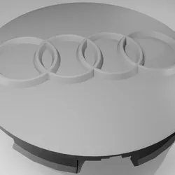 Audi wheel cap large