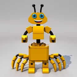 Cute Mecha Ant Robot – Articulated LEGO-Inspired 3D Model for Display & Play