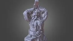 Dwarf with Hammer STL for 3d printing