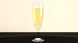 GLASS---Champagne glass of champagne 3D model