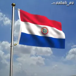 Paraguay Flag Animated 3D model