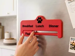 Pet Meal Reminder | Refrigerator Fridge Magnet PIP - Free 3D Print Model