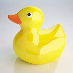 Rubber Duck Low-poly 3D model