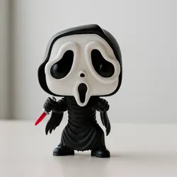 Scream Ghost Mask Figurine