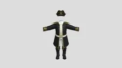 Seafarer Captain Costume (Pirate Style)