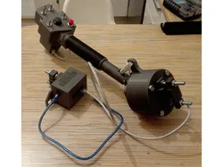 Simchair MKIII I2C single engine collective lever