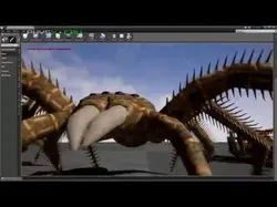Spider Rigged and Game Ready Low-poly 3D model