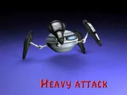 Spiderbot rigged animated Low-poly 3D model