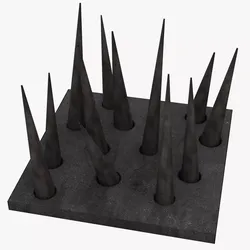 Spike Trap Animated low poly Low-poly 3D model