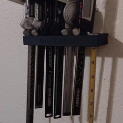 7-Set Calipers Wall Mount – Angled Display with Hidden Screws