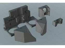 E3D V6 Mount for Tronxy X5S