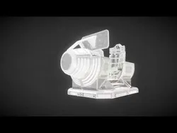 Futuristic Control Module High Poly Version 3D model