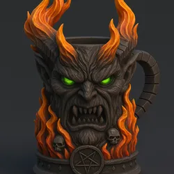 Infernal Demon Jug 🔥👹 - Undrinkable, Perfect for your Pens!