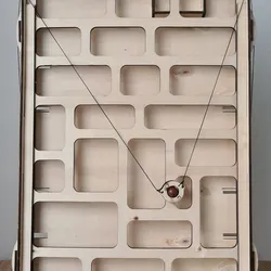 Marble Basket Game (Wooden) – Laser Cut Family Challenge
