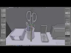 Scissors Rigged and Animated 3D model