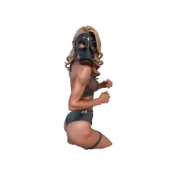 Sexy Woman in Gas mask