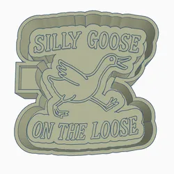 Silly Goose on the loose freshie mold