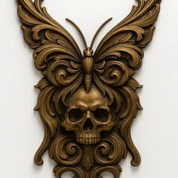 Skull Butterfly wings