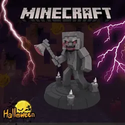 Steve from Minecraft - Halloween | 3D Figure - Halloween