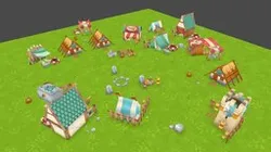 Stylized Medieval Town | Asset Pack | Low-Poly