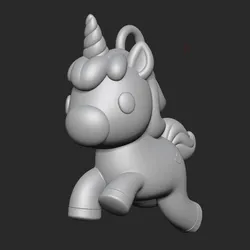Unicorn keychain